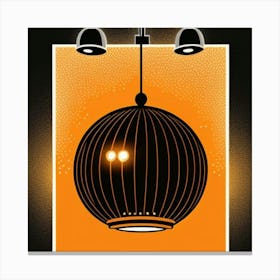 Birdcage Lamp Canvas Print