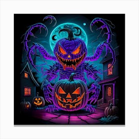 Halloween rage Canvas Print