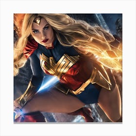 Wonder Woman 4 Canvas Print