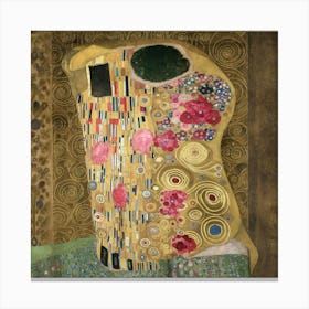 Kiss By Gustav Klimt 4 Canvas Print