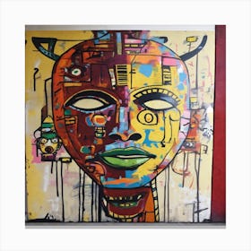 African Face Canvas Print