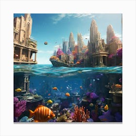 Underwater Canvas Print