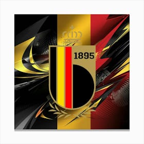 Belgium National Football Team Logo Wall Art 17 Canvas Print