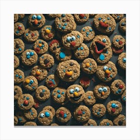 Cookie Monsters Canvas Print