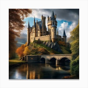 Harry Potter Castle 5 Canvas Print