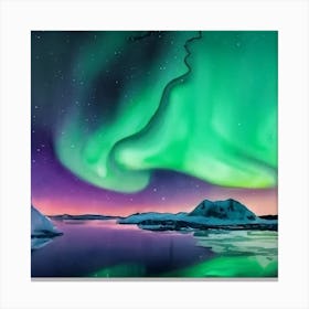 Magic Aurora Borealis Canvas Print