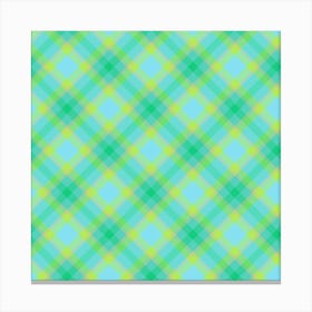 Plaid Fabric 116 Canvas Print