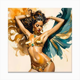 Dancer Carnival Rio de Janeiro Canvas Print