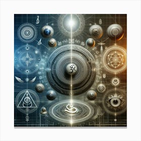 Occult Symbols 1 Canvas Print