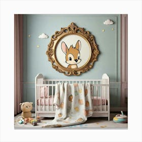 Bambi Wall Art Canvas Print