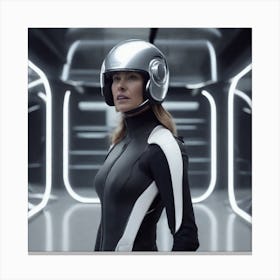 Futuristic Woman 20 Canvas Print