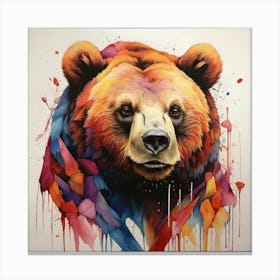 Bear Painting 1 Canvas Print