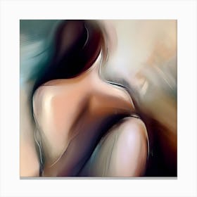 Abstract - Nude Woman Canvas Print