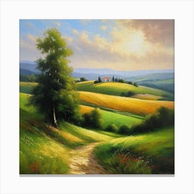 Tuscan Countryside 2 Canvas Print