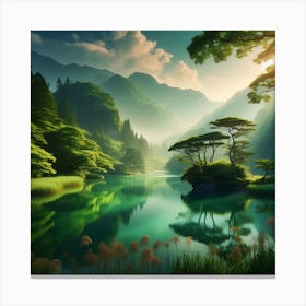 Landscape Wallpaper Canvas Print