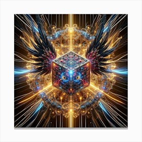 Cube Of Light 7 Canvas Print