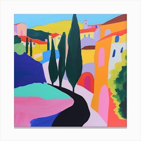 Abstract Travel Collection Florence Italy 5 Canvas Print