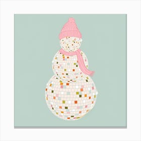 Snowman 2 Canvas Print