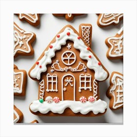 Gingerbread House 3 Canvas Print