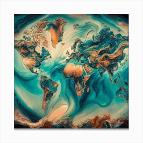 World Map 31 Canvas Print