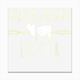 Barbecue Black Angus Lover Grilling Canvas Print