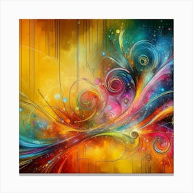 Abstract Painting Canvas Print