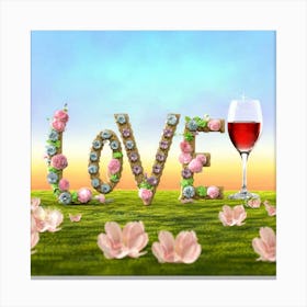 Love Art 1 Canvas Print