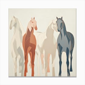 Abstract Equines Collection 20 Canvas Print