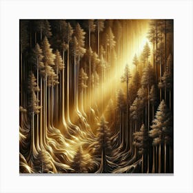 Forest Of Light 1 Canvas Print