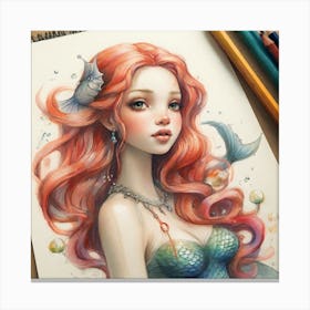 Mermaid 8 Canvas Print