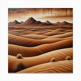 Desert Landscape 5 Canvas Print