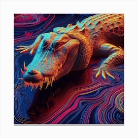 Alligator 2 Canvas Print