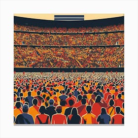 A Stadium Crowd Vector Design Illustration 1718675085 3 Canvas Print