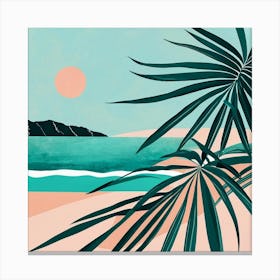 Tropical Printable Teal Art Coastal Set Large 1 Clipdrop Enhance Canvas Print