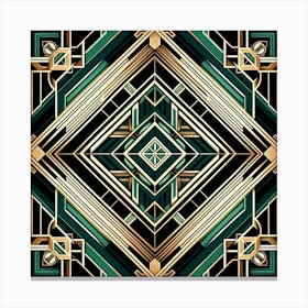 Deco Style Art 1 Canvas Print