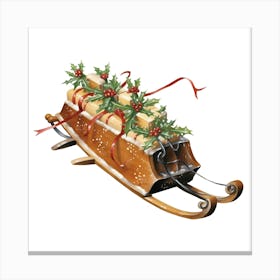 Christmas Sleigh Canvas Print