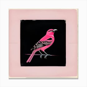 Pink Bird Canvas Print