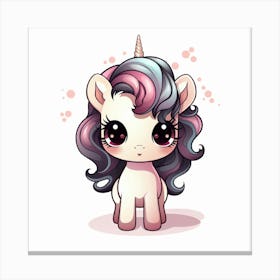 Cute Unicorn 64 Canvas Print