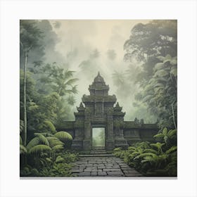 Entrance To The Jungle Canvas Print