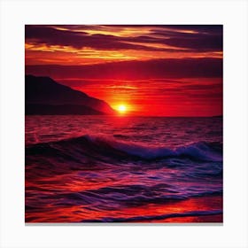 Sunset Wallpaper, Beautiful Sunsets, Beautiful Sunsets, Beautiful Sunsets 1 Canvas Print