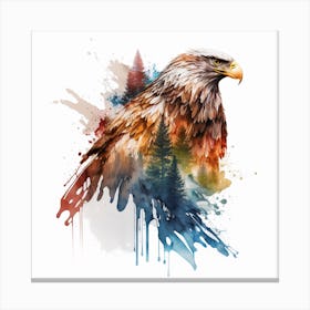 Eagle Painting Canvas Print