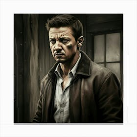 Jeremy Renner 2 Canvas Print