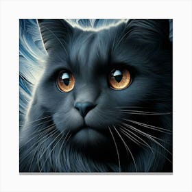 Cat Storm Canvas Print