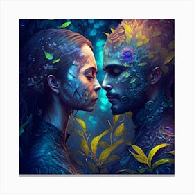 Lovers Of The Forest Canvas Print
