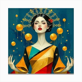 Geisha Canvas Print