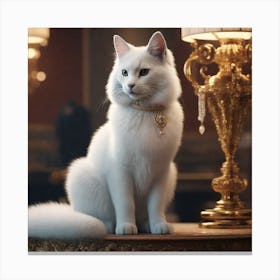 Queen'S Cat Canvas Print