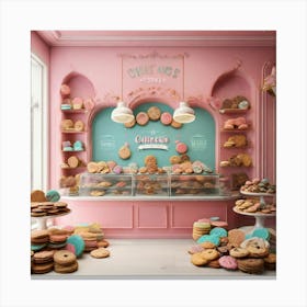 Default Create A Unique Design Cookie Shop 2 Canvas Print