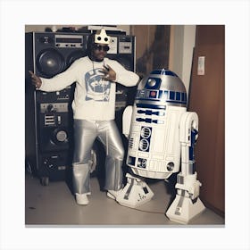 R2D2 Hip Hop Canvas Print