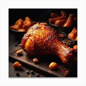 Chicken Food Restaurant26 Canvas Print