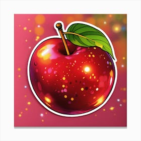 Cherry As Disco Ball (2) Canvas Print